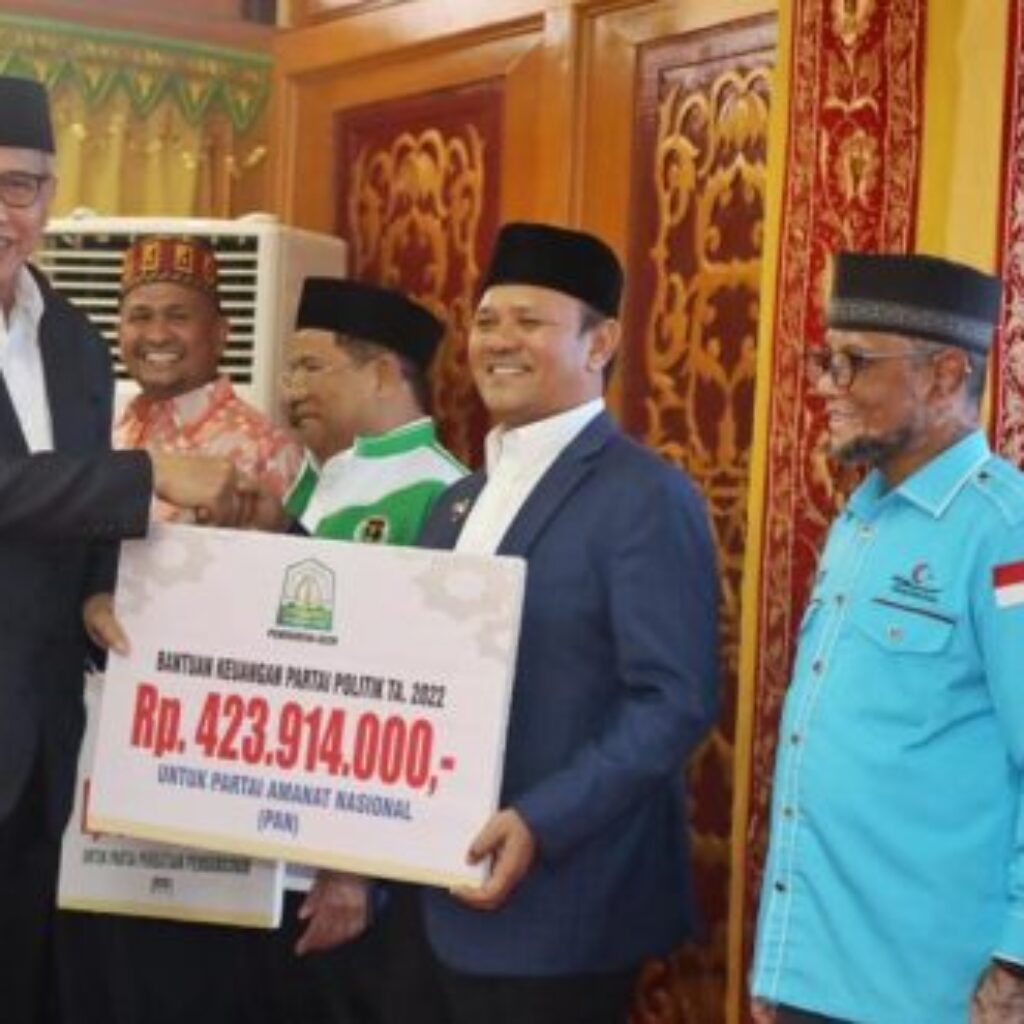 Parpol di Aceh Dapat Dana Segar Rp5,1 Miliar dari Pemerintah Aceh
