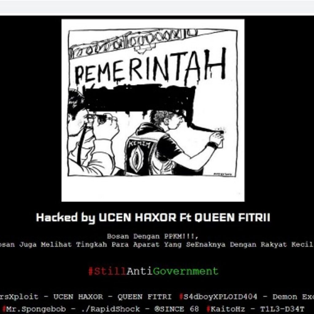 Situs Web DPRK Aceh Tamiang Diretas Hacker