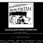 Tampilan halaman situs web DPRK Aceh Tamiang usai diretas hacker [Foto/screenshot halaman web]