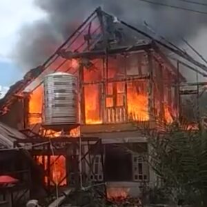 Rumah Ketum Partai Adil Sejahtera Ludes Diamuk Sijago Merah