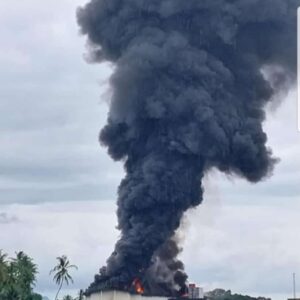 Aula Kampus Abulyatama Aceh Terbakar