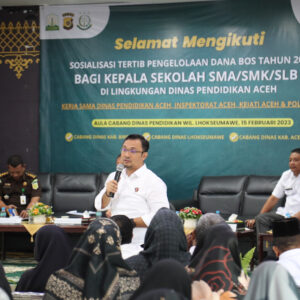 Inspektorat : Semoga Kepala Sekolah Taat Aturan Kelola Dana Bos