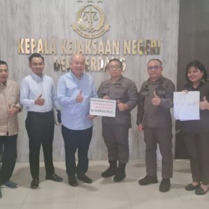 Kejaksaan Negeri DS Terima Uang Pengganti Kerugian Negara