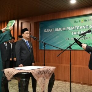 Lantik Muhammad Syah Jadi Dirut Bank Aceh, Pj Gubernur : Bekerja Sebaik-baiknya Untuk Kebangkitan Ekonomi Aceh