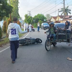 Tergilas Mobil, Ce’Gu di Aceh Tamiang Meninggal Dunia