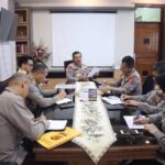 Sambut Kedatangan Kalemdiklat Polri, Waka Polda Pimpin Rapat