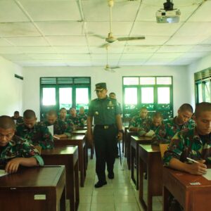 Pantau Ujian Siswa Dikmata, Danrindam IM : Jauhi Pelanggaran