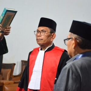 Ketua PT Banda Aceh Lantik Irwan Efendi sebagai Hakim Tinggi