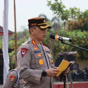 Amankan Perayaan Idul Fitri, Kapolresta Pimpin Apel Gelar Pasukan Ops Ketupat Toba 2023