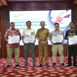 PJ Gubernur Aceh dan 18 Perusahaan Teken Kesepakatan Rencana Kerja CSR 2023