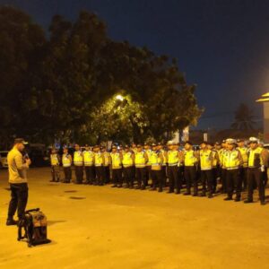 Ciptakan Kamtibmas Yang Kondusif, Polresta DS Laksanakan Patroli Gabungan Skala Besar