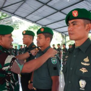 40 Personel Rindam IM Naik Pangkat