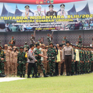 Panglima TNI Buka Latihan Integrasi Taruna Wreda Nusantara di Sumatera Barat