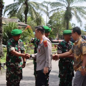 Kapolresta Beserta PJU Hadiri Halal Bi Halal di Makodim 0204 Deli Serdang