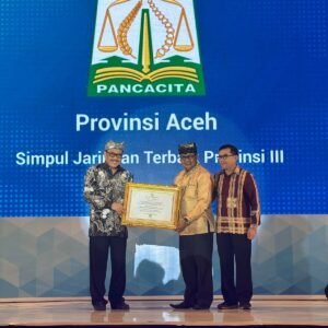 Aceh Kembali Raih Anugerah Simpul Jaringan Terbaik Nasional 2023