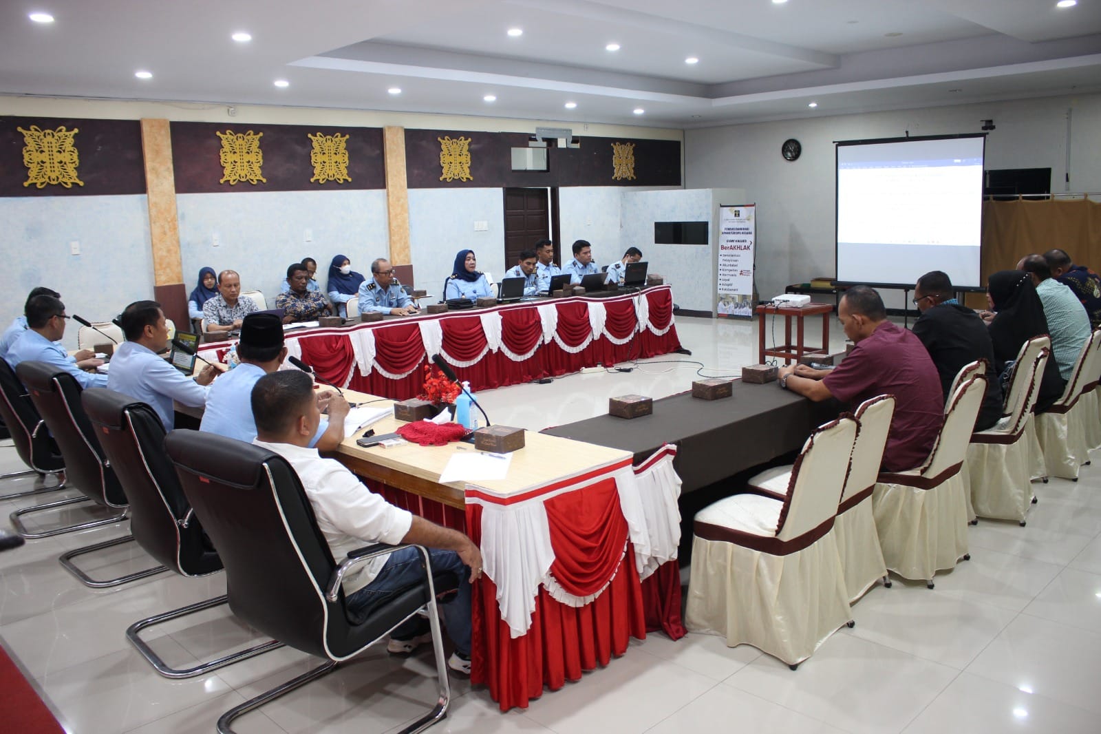 Pertemuan Anggota DPRK Sabang dnegan Kanwil Kemenkumham Aceh, selasa (23/5/2023) [Foto/HO Habanusantara]