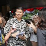 Wakil Ketua Dewan Pembina Gerindra Hashim Djojohadikusumo menyindir sosok calon presiden (capres) yang suka menonton film bokep alias porno dan antibola. (CNN Indonesia/Adhi Wicaksono)