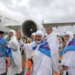 Calon Jamaah Haji Aceh saat berangkat Haji melalui Bandara SIM,[Foto/serambinews]