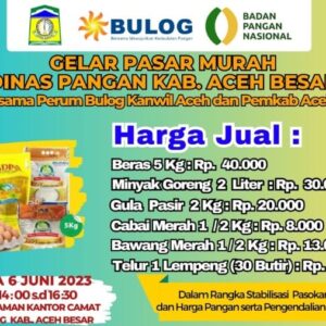 Pasar Murah di Aceh Besar Kembali Digelar