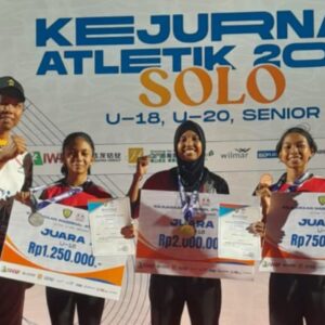 Pelari Aceh Wildatul Husna Raih Emas Kejurnas