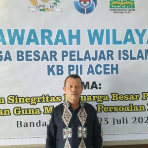 Muslem Yacob Terpilih sebagai Ketua Umum PW KB PII Aceh