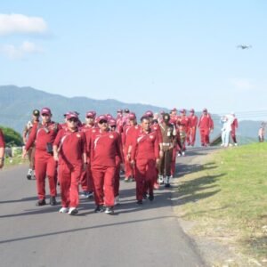 Kejati Aceh Jalan Sehat Keluarga Jelang HBA 63