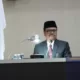 Asisten I Sekda Aceh, Azwardi Abdullah, saat menyampaikan Nota Keuangan dan Rancangan Anggaran Pendapatan dan Belanja Aceh (APBA) Tahun Anggaran 2024 dalam Rapat Paripurna DPR Aceh, Rabu, 13 September 2023