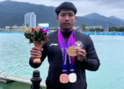 Atlet Dayung Aceh, Zul Bakri Raih Emas dan Perak di Asian Games