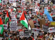 100 Ribu Orang Demo Dukung Palestina di London: Israel Teroris