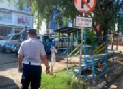 Mengganggu Pemberhentian Bus, Dishub Imbau Pengendara Tidak parkir Didean Halte