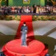 Penjabat Gubernur Aceh, Achmad Marzuki, saat memberikan sambutan pada pembukaan Pekan Kebudayaan Aceh (PKA) ke-8 di Taman Sultanah Ratu Safiiatuddin, Banda Aceh, Sabtu (4/11/2023) malam.