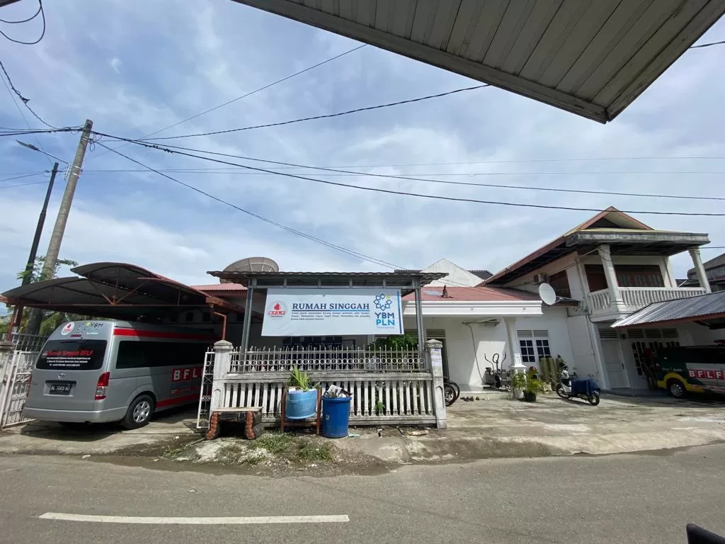 Rumah Singgah BFLF Pusat untuk para pasien.