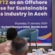 Asisten Perekonomian dan Pembangunan Sekda Aceh, Ir. Mawardi, saat menyampaikan sambutan Penjabat Gubernur Aceh sekaligus membuka FGD "Optimalisasi Wilayah Sabang sebagai Dukungan Berkelanjutan untuk Industri Minyak dan Gas di Aceh, di Hotel Kyriad Muraya, Banda Aceh, Kamis (11/1/2024).