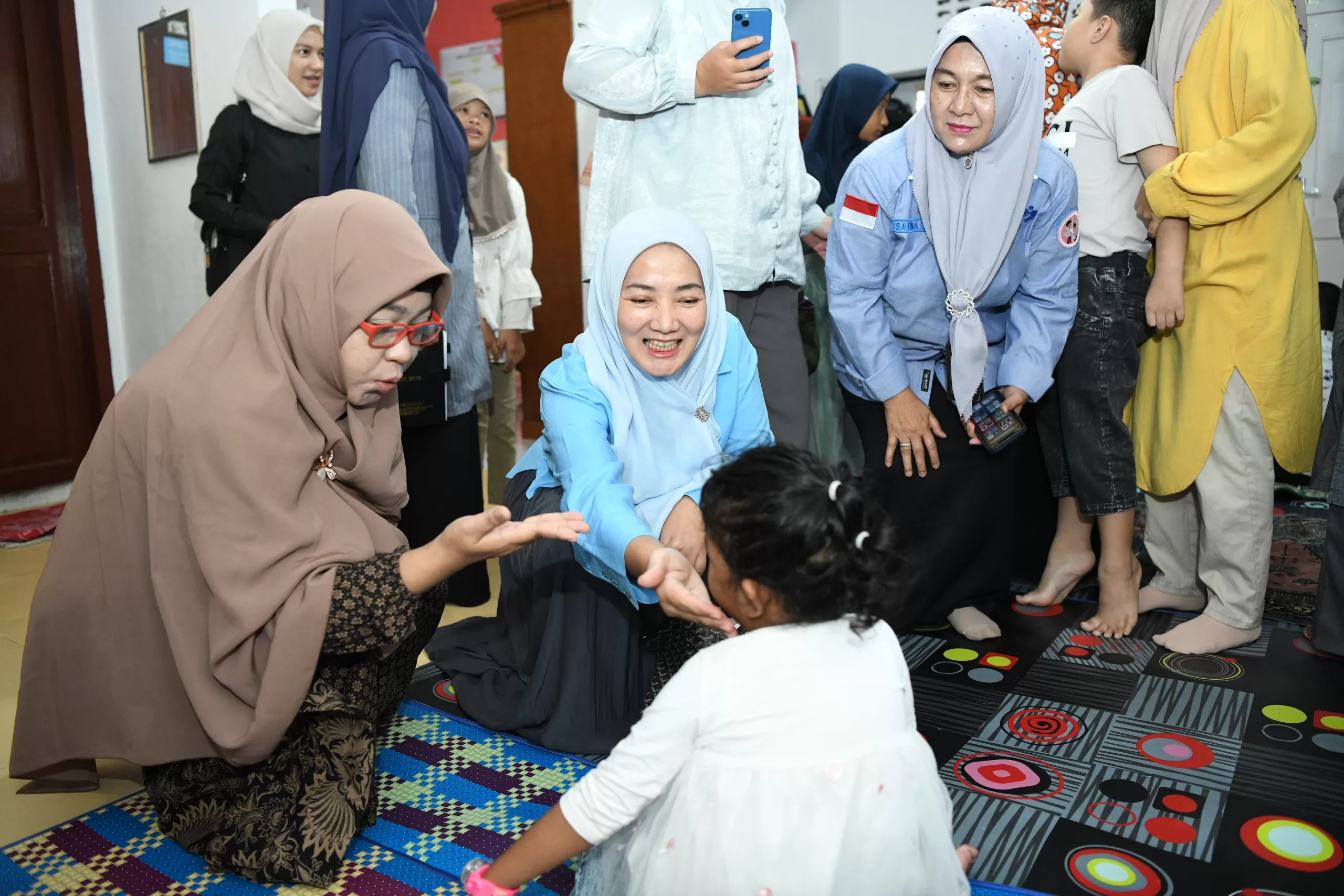 Bunda PAUD Aceh Ayu Marzuki lakukan kunjungan silaturahmi ke PAUD Inklusif Aceh Flexi School, Banda Aceh, Selasa, 23/01/2024