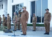 Sekretaris Daerah Kabupaten Asahan Pimpin Apel Gabungan Bulan Februari Tahun 2024