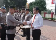 38 Personil Polres Asahan Yang Berprestasi Mendapat Penghargaan dari Kapolres Asahan 