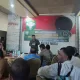 Kolonel Alim Bahri, Kapendam IM saat memberikan sambupaten pada silaturahmi dengan insan pers di Media Center Kodam IM, Banda Aceh, Rabu, 6 Maret 2024.[Foto/Is]