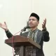 Farid Nyak Umar saat mengisi ceramah Tarawih di Masjid Al-Fitrah Asrama PHB Lampriek, Kecamatan Kuta Alam, Jumat (22/03/2024).