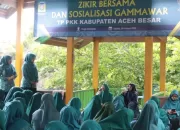 PKK Aceh Besar Zikir Bersama dan Sosialisasi Gammawar di Lhoknga