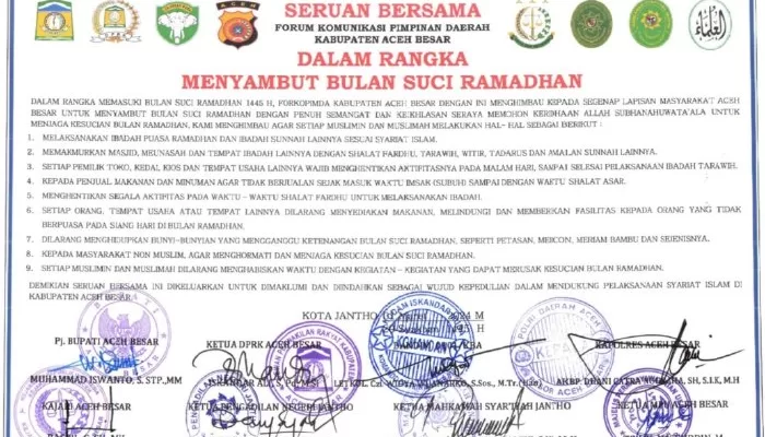 Semua Pihak Diminta Menghormati Kesucian Bulan Ramadhan