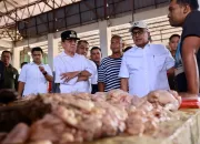 Pj Gubernur Aceh Pantau Harga Bahan Pokok dan Stok Pangan Jelang Idul Fitri
