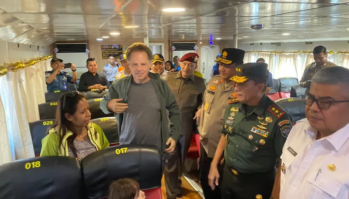 Pangdam IM Ikut Tinjau Kesiapan Mudik Lebaran 2024 di Pelabuhan Uleelheu