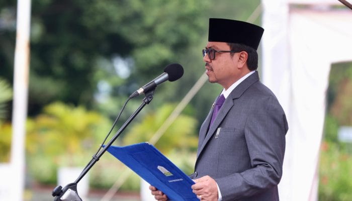 Hardiknas, Pj Sekda Aceh Sampaikan Pidato Mendikbud Gerakan Merdeka Belajar