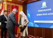 Pj Gubernur Lantik Mellani Subarni Sebagai Bunda PAUD Aceh