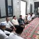 Pj Bupati Aceh Besar Muhammad Iswanto SSTP MM bersama pejabat lainnya di lingkungan Pemkab Aceh Besar, berta'ziah pada peringatan 7 hari meninggalnya Alm Waled Husaini AW, di Pasantren Ruhul Fatayat Seulimeum, Aceh Besar, Minggu (26/5/2024). FOTO/ PROKOPIM PEMKAB ACEH BESAR