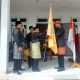 Penyerahan Bendera Pataka kepada Ketua Mabmi Aceh oleh Sekretaris Umum PB MABMI, Dato’ Dr. Milhan Yusuf di Istana Darul Ihsan, Minggu 7 Juli 2024