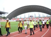 Pj Sekda Aceh Bersama Deputi Kemenko PMK Tinjau Pembangunan Venue PON