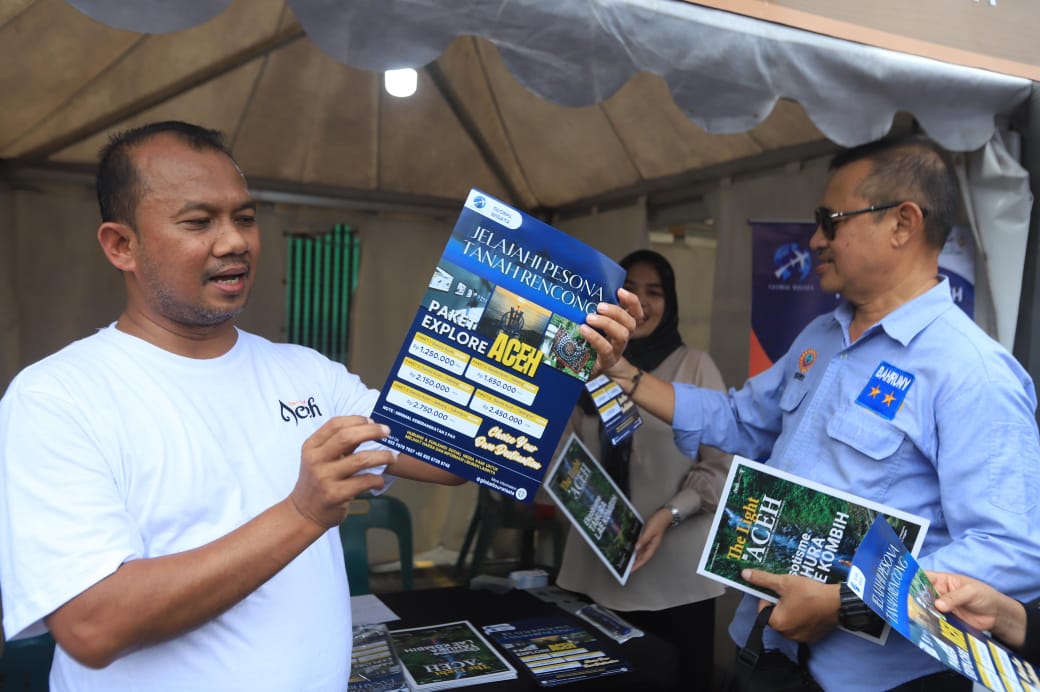 Kepala Bidang Pemasaran, T Hendra Faisal, saat membuka acara pada Sabtu, 3 Agustus 2024
