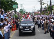 Estafet Kirab Api PON XXI Berlangsung Meriah