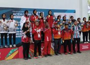 Tim Petanque Aceh Tambah Emas di Tripel Women